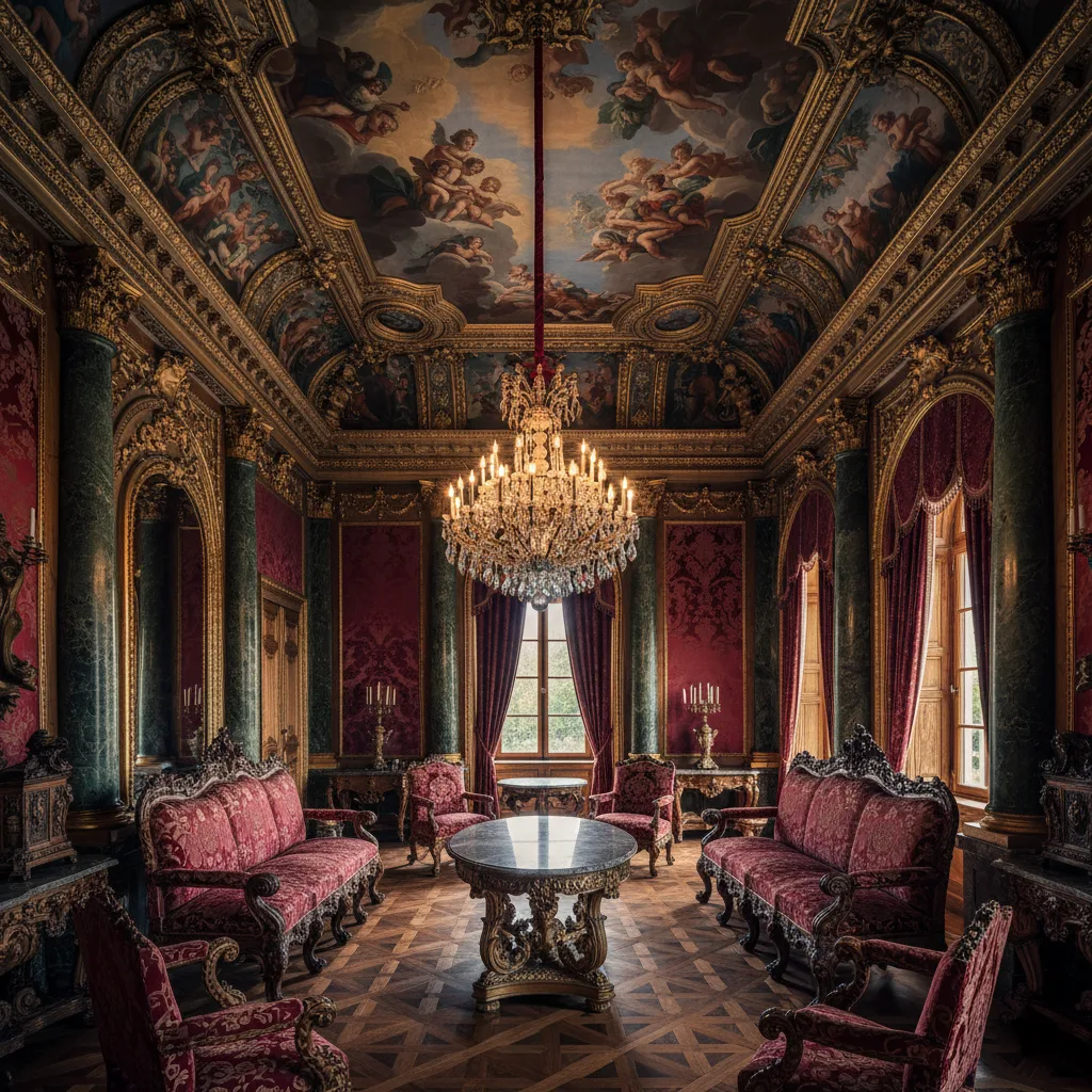 Ảnh hưởng của kiến trúc Baroque và Rococo trong nội thất cổ điển