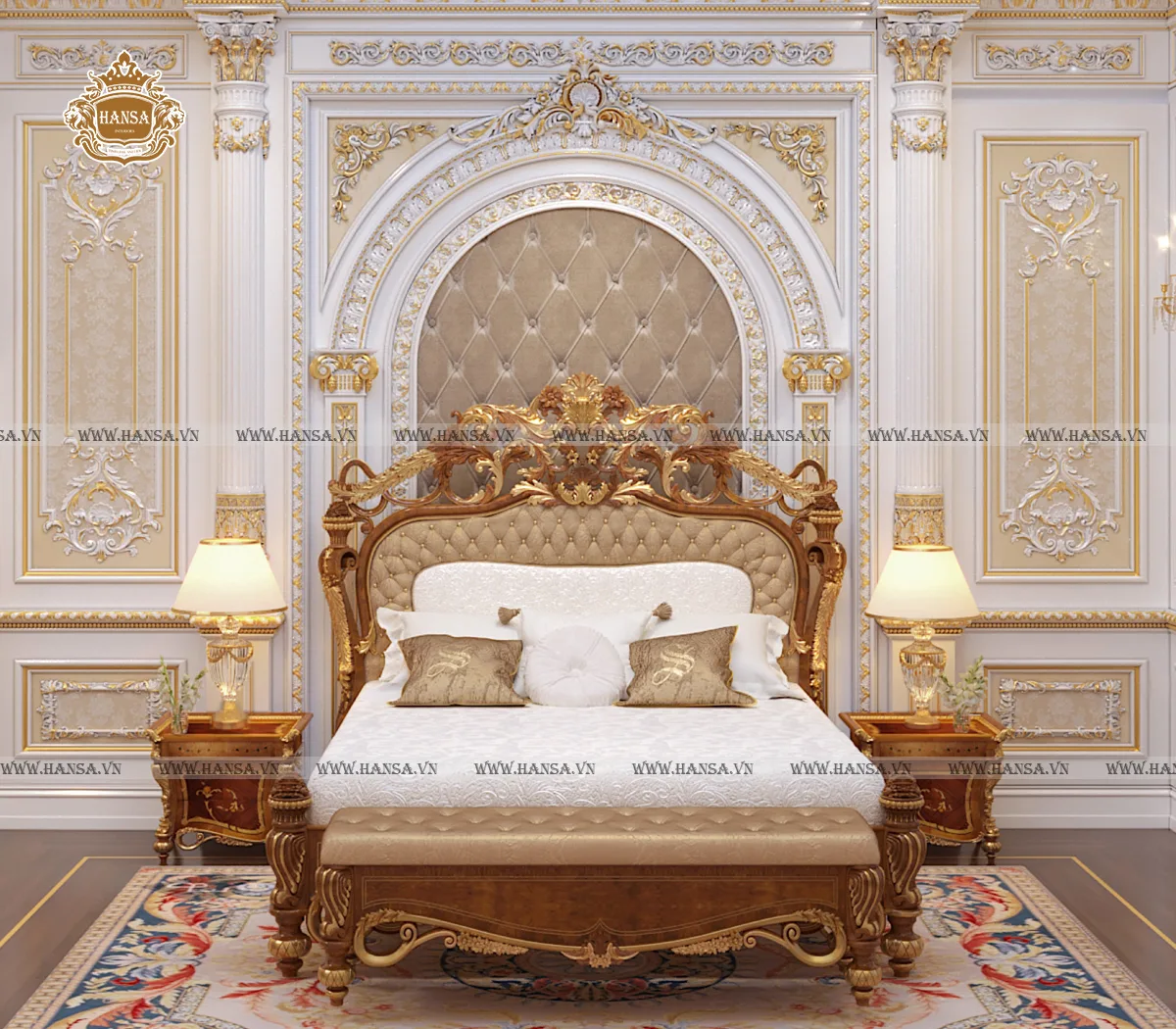 Thiết kế phòng ngủ cổ điển